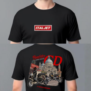 เสื้อยืด Italjet Roadster 400 สีดำ<span> - </span>XS